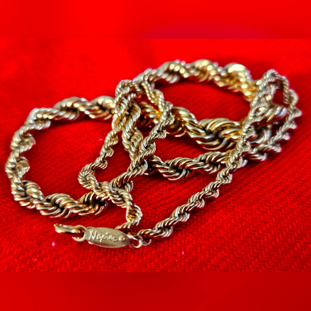 Napier Gold Rope Chain - Picture 5 of 9